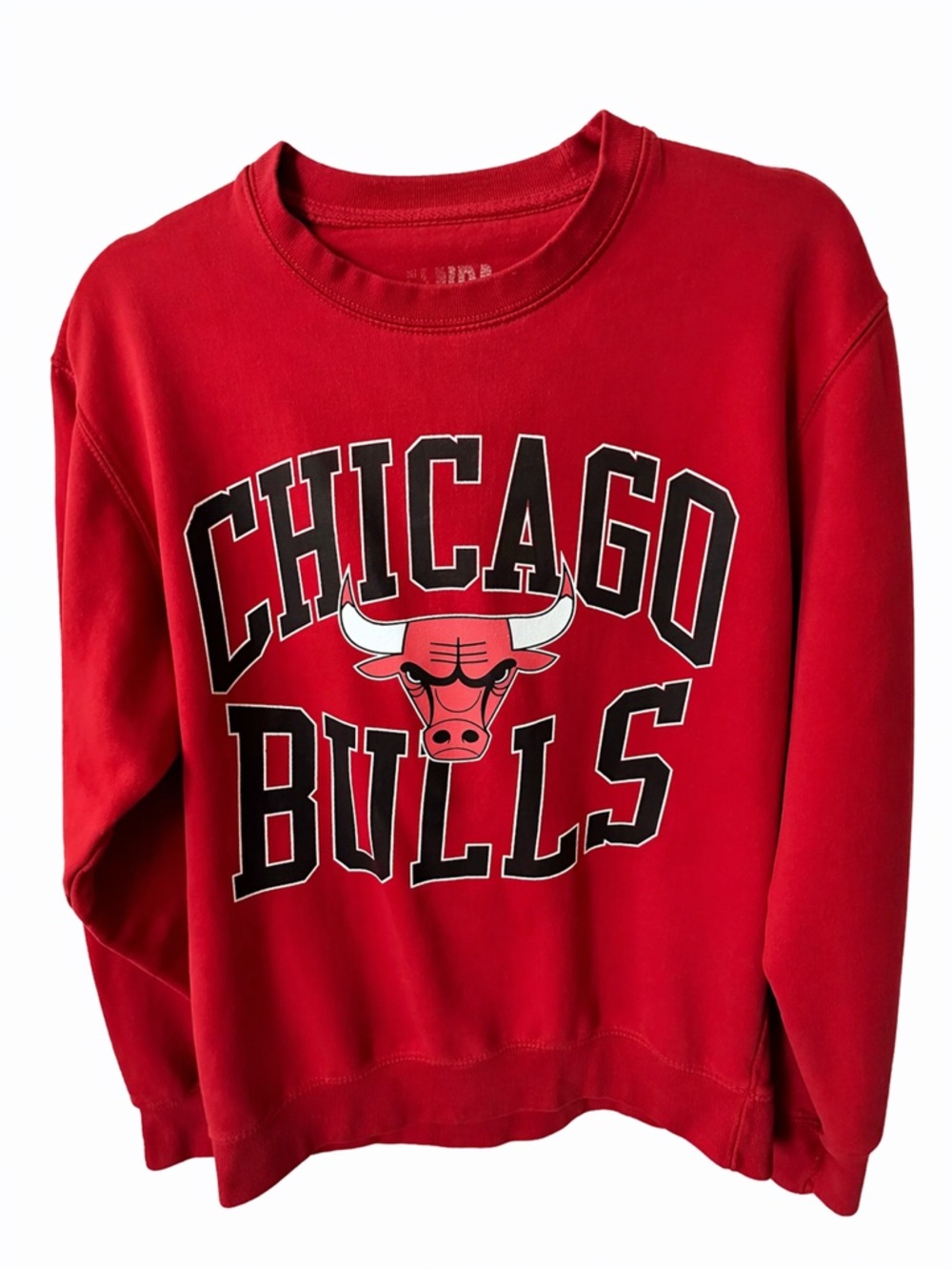 NBA Chicago Bulls Red Crewneck Sweatshirt